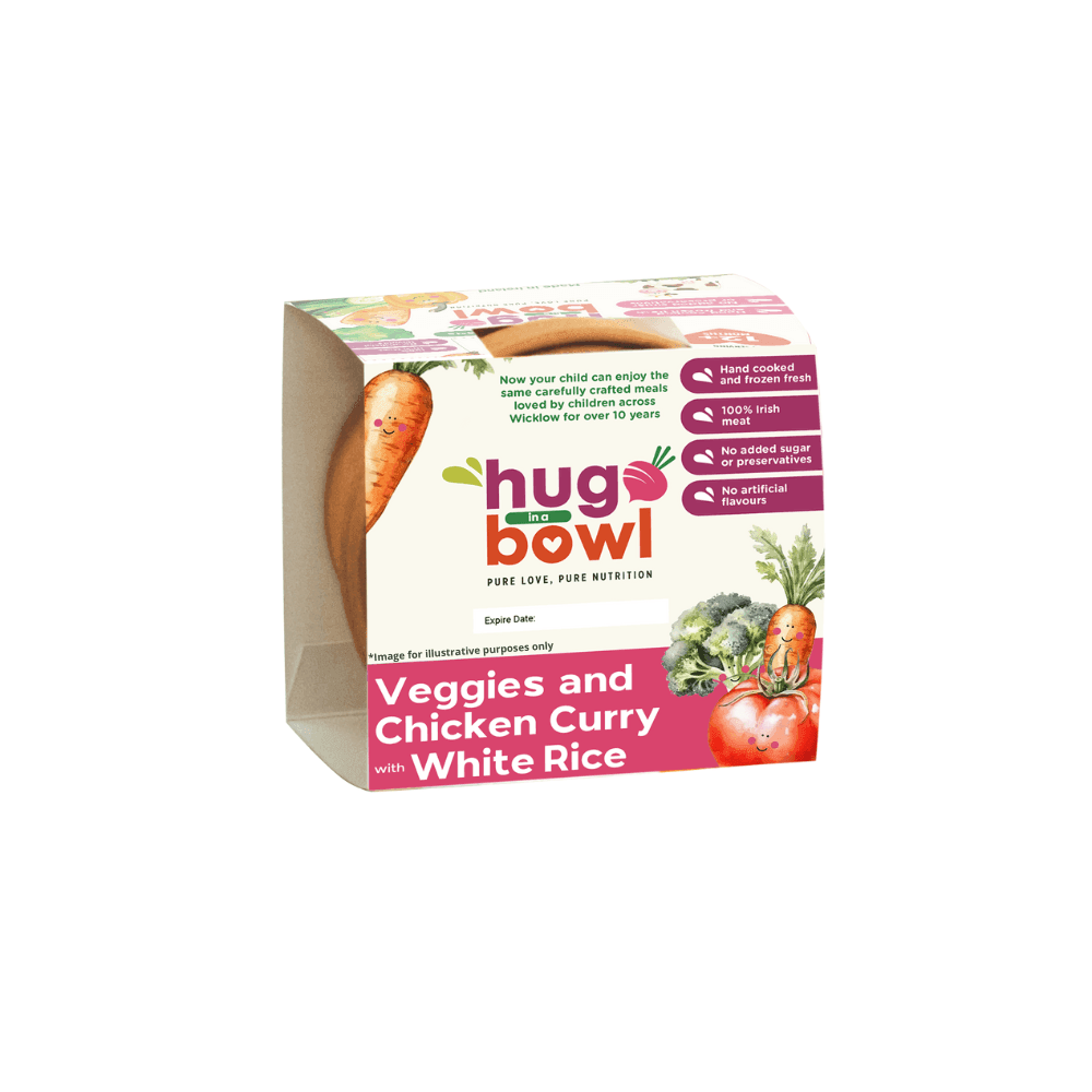 Baby Food Veggies and Chicken Curry with White Rice | 9 to 12 Months | 180g