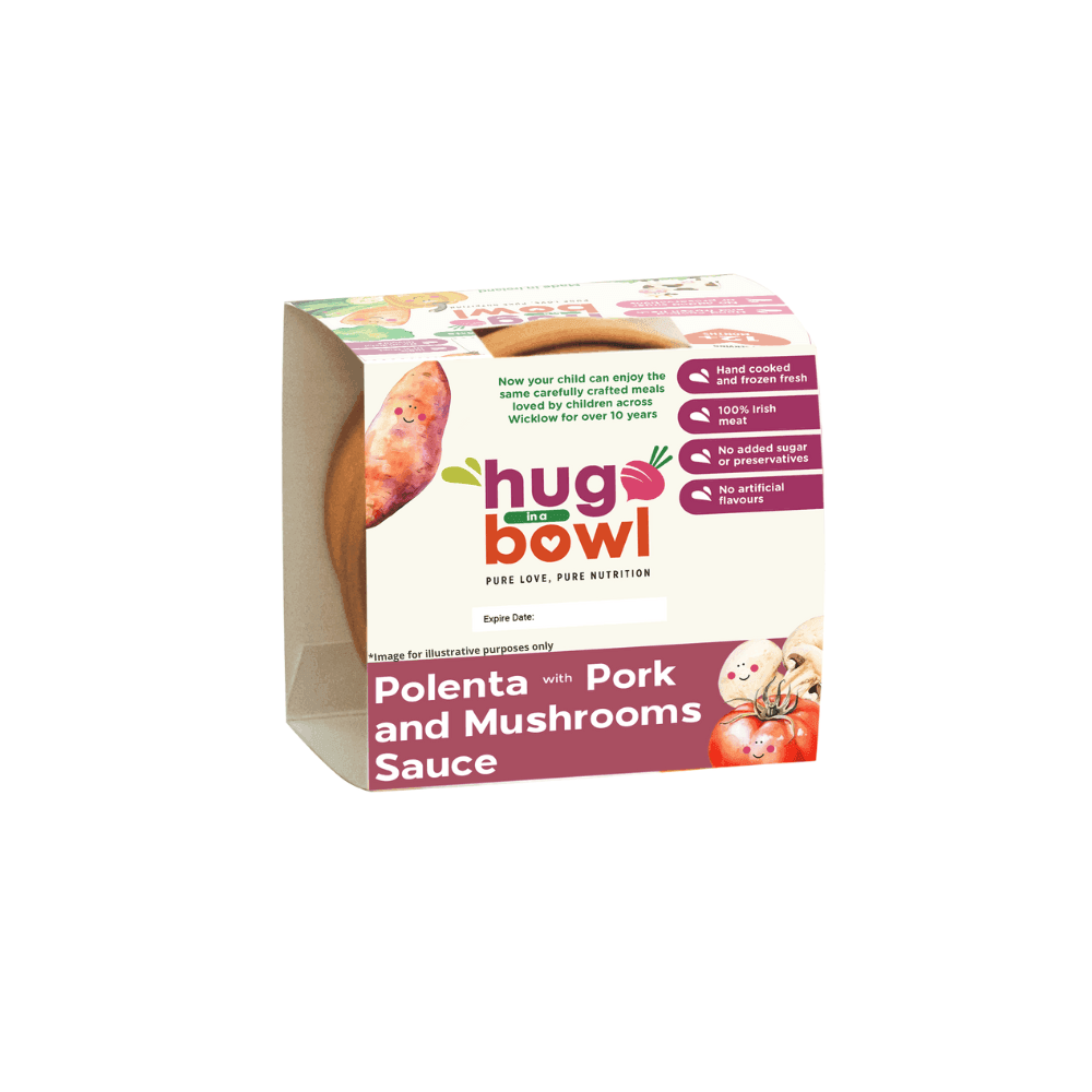 Baby Food Polenta with Pork and Mushrooms Sauce | 9 to 12 Months | 180g