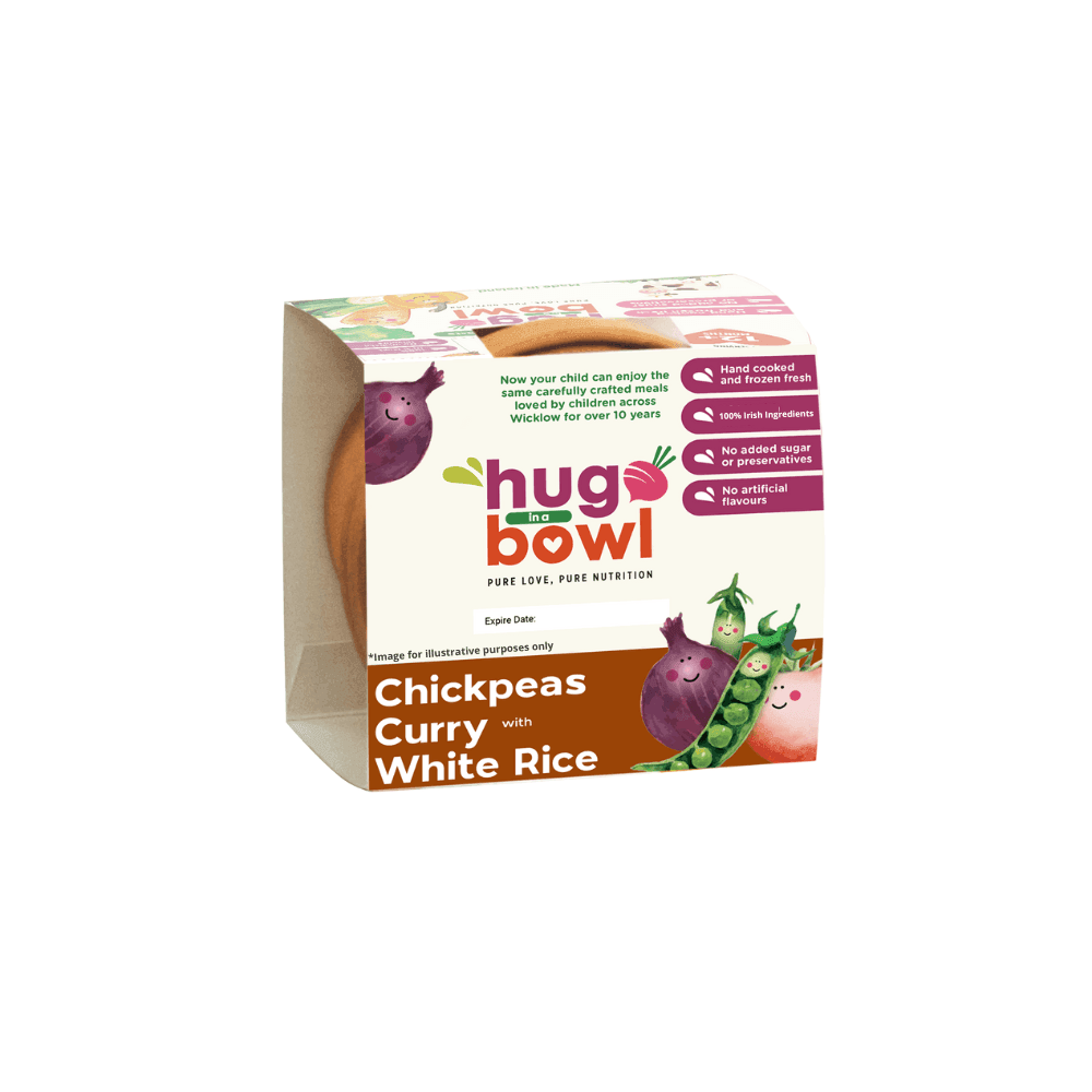 Baby Food Chickpea Curry with White Rice (Vegan) | 9 to 12 Months | 180g