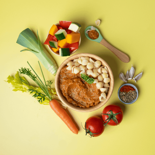 Baby Food 7 Veggies Bolognese Pasta | 9 to 12 Months | 180g - Hug in a Bowl