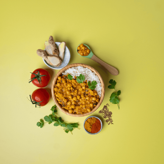Baby Food Chickpea Curry with White Rice (Vegan) | 9 to 12 Months | 180g