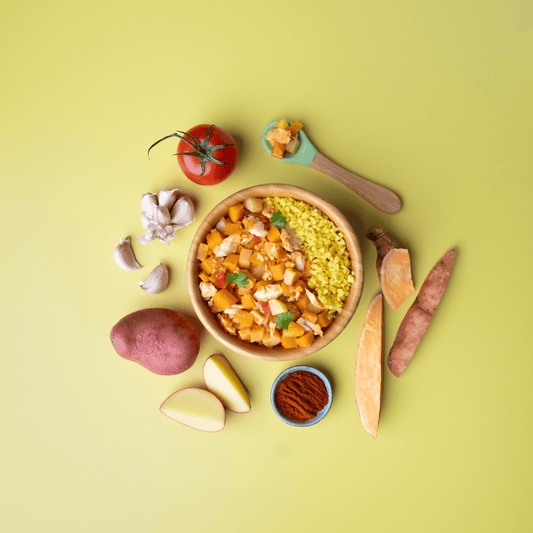 Baby Food Sweet Potato and Fish Stew with Bulgur Wheat | 9 to 12 Months | 180g - Hug in a Bowl