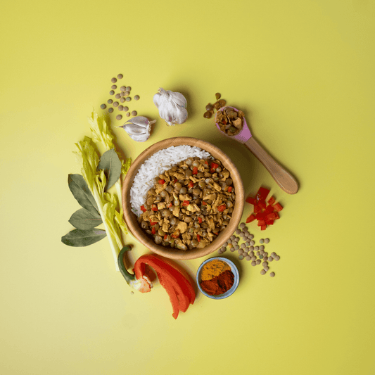 Baby Food Green Lentils with Chicken & White Rice | 9 to 12 Months | 180g - Hug in a Bowl