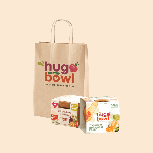 Package with 5 meals for babies (9 to 12 months) - Hug in a Bowl