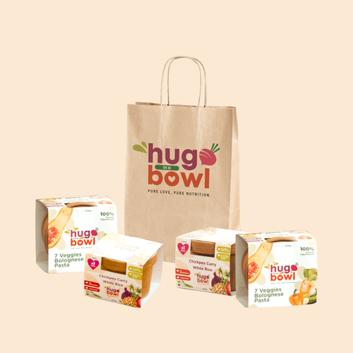 Package with 10 meals for babies (9 to 12 months) - Hug in a Bowl