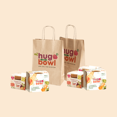 Package with 15 meals for babies (9 to 12 months) - Hug in a Bowl