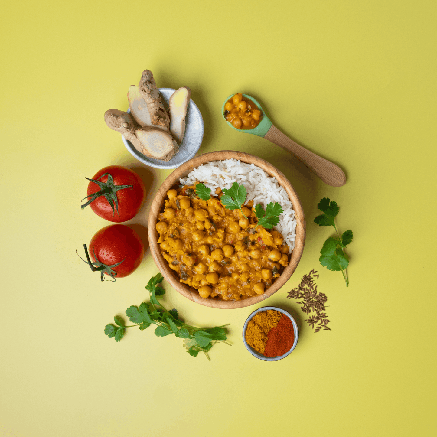Baby Food Veggies and Chicken Curry with White Rice | 9 to 12 Months | 180g - Hug in a Bowl